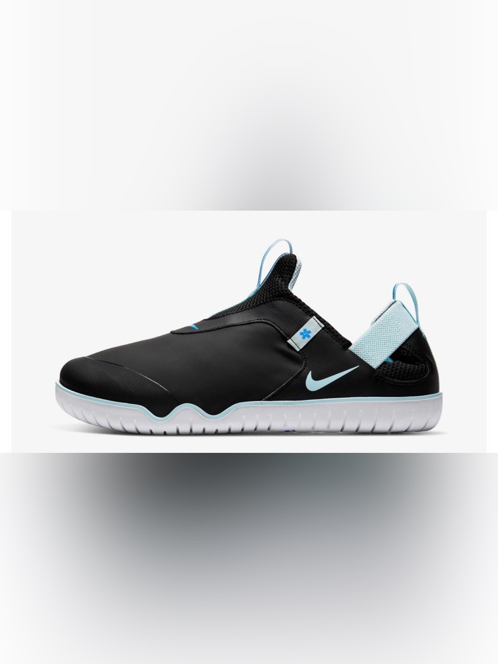 Nike Air Zoom Pulse Black/Blue Slip On Medical Nurse Shoes(M7.5/W9)